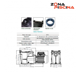 Bomba para Piscina Super Pump Pro de hayward