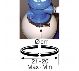 Recambio brida zuncho tapa filtro piscina Millennium AstralPool