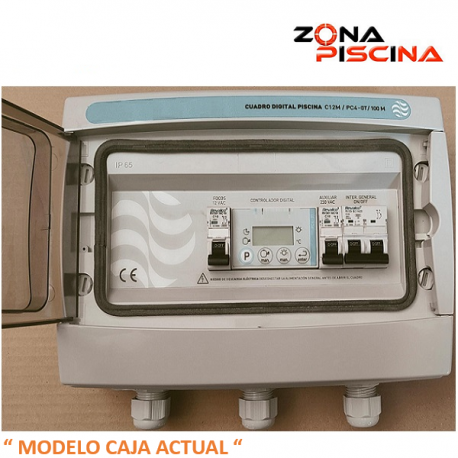 Cuadro electrico control digital con transformador 100 w. piscinas