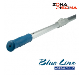 Pertiga mango telescópico piscinas fijacion clip blue line