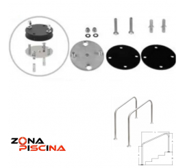 Kit instalación para pasamanos de piscinas de liner