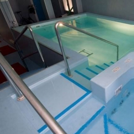 Pasamanos piscinas fabricado en acero inoxidable AISI 304 para Empotrar