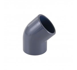 Codo para encolar hembra - hembra PVC depuradora piscina
