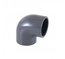 Codo para encolar hembra - hembra PVC depuradora piscina