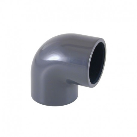 Codo para encolar hembra - hembra PVC depuradora piscina