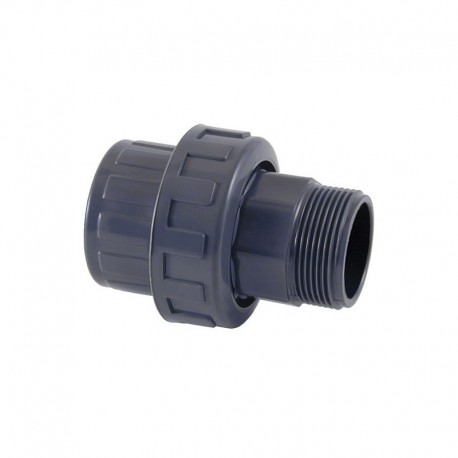 Enlace tres piezas encolar hembra  - roscar macho  PVC presion