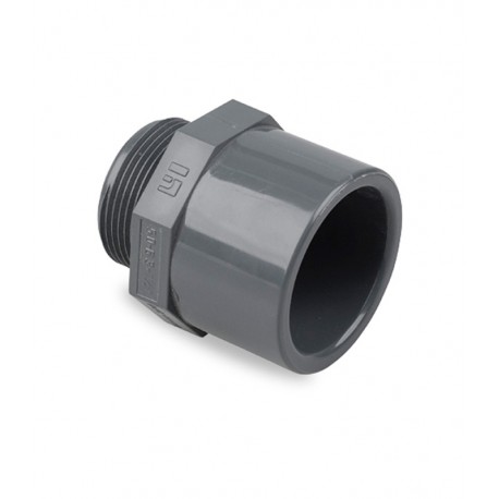 Terminal rosca macho PVC para ROSCAR Y ENCOLAR