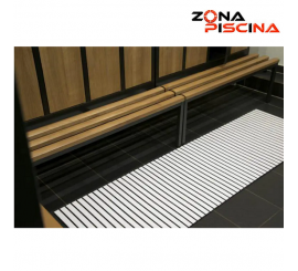 Suelo lamas de plástico para piscinas, vestuarios, colectividades, gimnasio