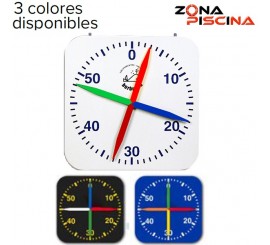 Cronometro de auto-entrenamiento para piscina de competicion y waterpolo