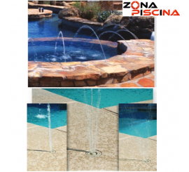 Boquillas para corona o suelo de piscina fuentes, jardín