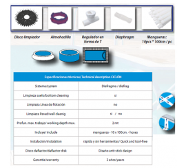 Limpiafondo piscinas barracuda automatico xpool top