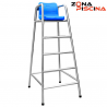 Silla socorrista inoxidable para clubs acuáticos, piscinas publicas