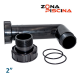 Repuesto original kit enlace a pasamuros filtro piscina Kripsol