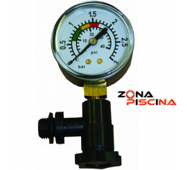 Manometro para filtro piscinas lateral / trasero