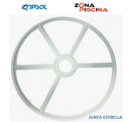 Junta estrella para válvula selectora de Kripsol piscinas