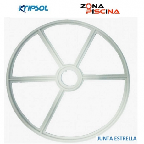 Junta estrella para válvula selectora de Kripsol piscinas
