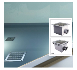 Sumidero piscina fabricado en acero inoxidable AISI 316