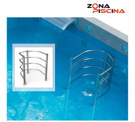 Ducha circular hidromasaje para piscinas en acero inoxidable aisi. 316