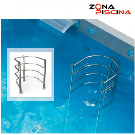 Ducha circular hidromasaje para piscinas en acero inoxidable aisi. 316