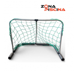 Porter&iacute;a de waterpolo flotante aluminio para piscinas, juegos de agua