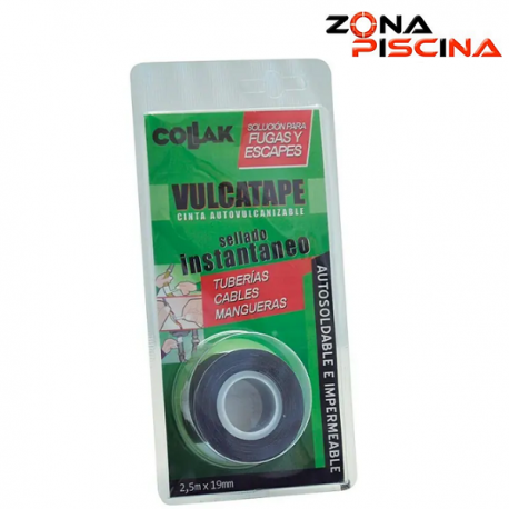 Cinta de caucho auto vulcanizable en rollo de 2.50 metros para piscina