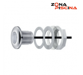 Proyector foco mini para piscinas con embellecedor inox 316