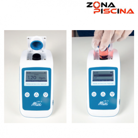 Fotometro medidor portátil de cloro residual, cl, ph, piscinas