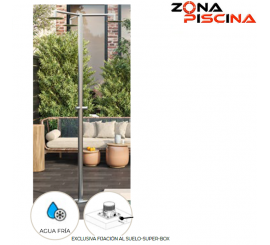 Ducha piscina publica triple / tres rociadores con temporizador 