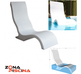 Silla diseño de resina ligera y de alta calidad para piscinas, spas.