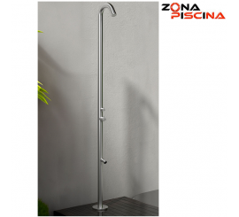 Ducha piscina de diseño con entrada de agua caliente / fria aisi-316L