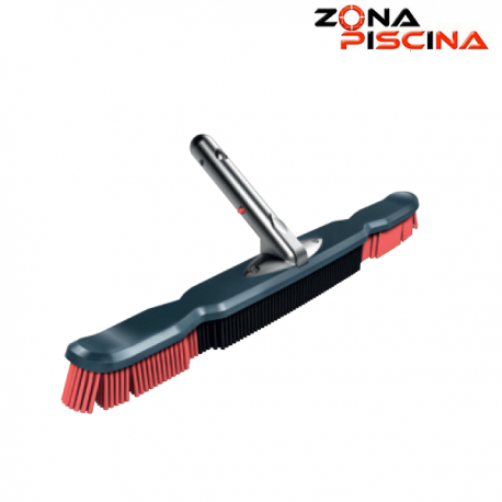 Cepillo profesional lux largo con cogida clip de piscinas