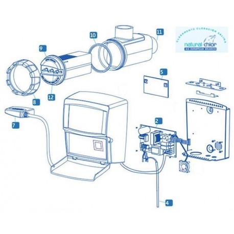 Recambios / Repuestos clorador  kripsol / naturalchlor piscinas